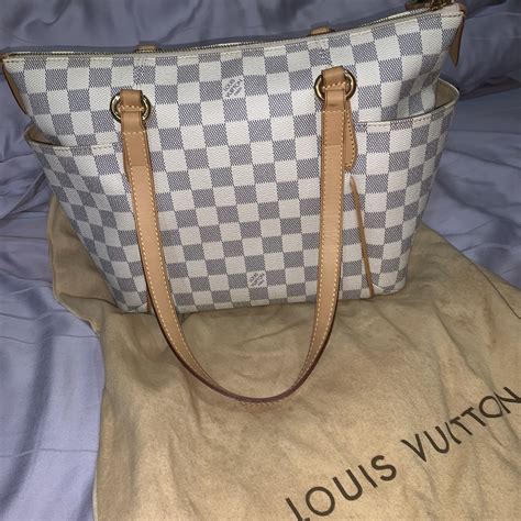 gray and white louis vuitton bag|louis vuitton white checkered bag.